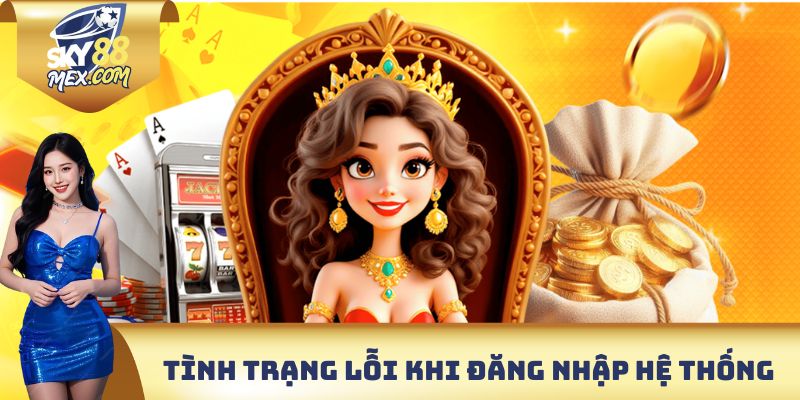 Tình trạng gặp lỗi trong quá trình đăng nhập hệ thống